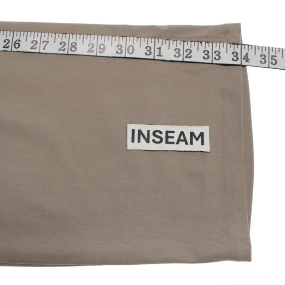 Johnnie-O NWT 5 Pocket Jean Cut Pants Size 38 US In Solid Beige 100% Polyester
